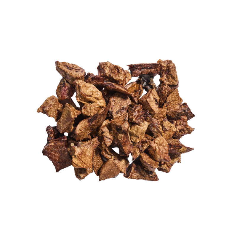 Pulmão de Porco - 50g - The Hungry | comida pra cachorro | pestisco desidratado | mastigáveis | alimentação natural | comida para adestramento | treino | mordedor para cachorro | Bandit Pet Store | @bandit.p.store | Tártaro 